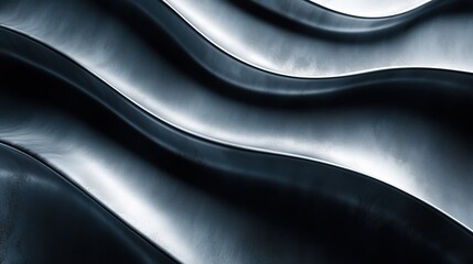 High gloss polished concrete texture background with flowing curves geometry