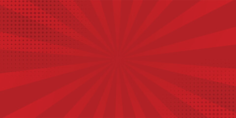 Comic background with red color © ach