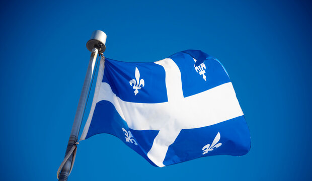 The flag of the province of Quebec