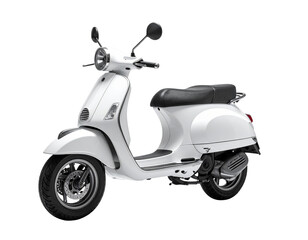 Firefly_Chic wicker hanging egg chair with cozy white cushions showcased against a transparen - Firefly_Contemporary white scooter on clear background, ideal for transportation and urban mo  (3)