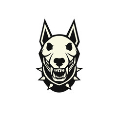 wolf head vector