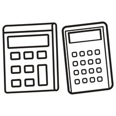 Calculator icon illustration