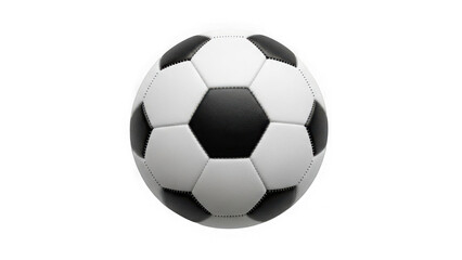 Fototapeta premium Black and white soccer ball
