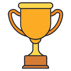 Best champions cup trophy vector design.