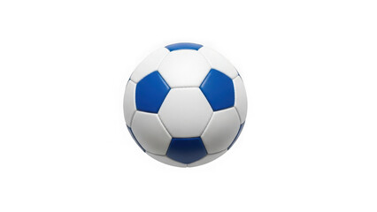 Fototapeta premium Blue and white soccer ball