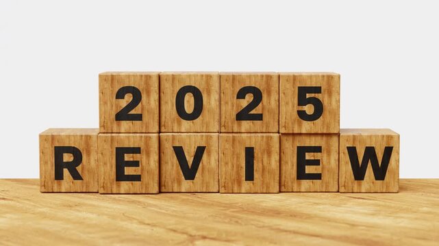 2025 Review. Key Highlights and insights, Achievements, Year Recap, Business Goals and Plans, Lessons Learned, Market Shifts. 2025 Review on Wooden Cubes. 3D Video