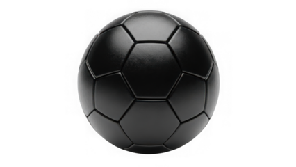Black soccer ball