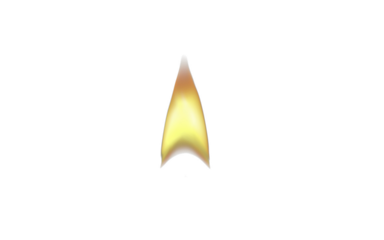 Candle fire flame on transparent background. Candle flame set isolated. Candle light set. Candle flames glowing brightly PNG