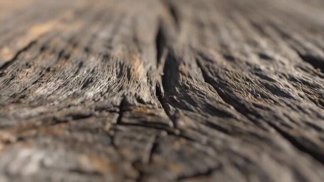 Close up of weathered wood grain and knot texture.