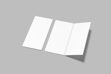 Premium DL Flyer Blank Mockup