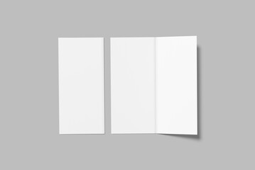 Premium DL Flyer Blank Mockup