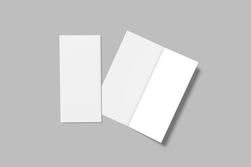 Premium DL Flyer Blank Mockup