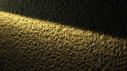 Textured Surface with Diagonal Golden Light Beam abstract