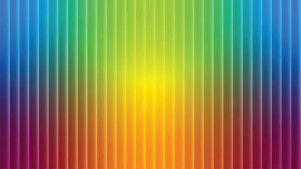 Vibrant horizontal rainbow gradient with smooth color transition effect