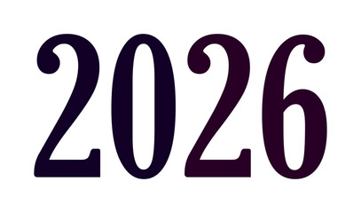 2026 Happy New Year Abstract Design Logo Symbol Vector Illustration Background