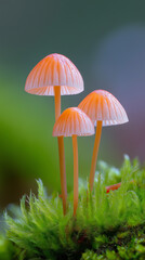 AI generator images of Fungi are important decomposers, helping to break down organic matter and cycle nutrients back into the ecosystem.