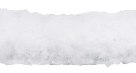 Snow sits alone on a clear background, ready to be used in various winter-themed designs or crafts. This simple snow cut-out can enhance any project