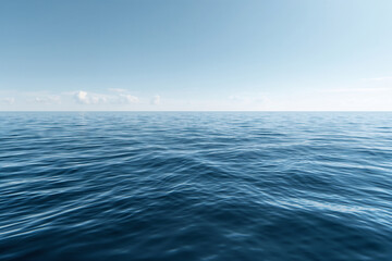Obraz premium Calm ocean water and sky nature landscape