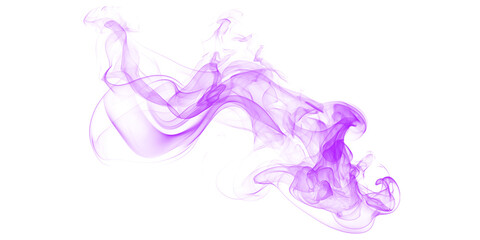 Vibrant purple smoke abstract black background texture Dynamic fluid vapor effect creative design element mystical