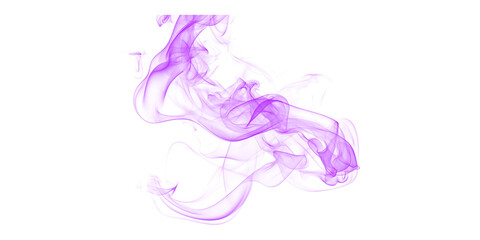 Fototapeta premium Vibrant purple smoke abstract flow on black ethereal dynamic vapor texture artistic design element mysterious dark light