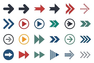 Would you like me to generate a similar set of arrow icons as an image for your project?