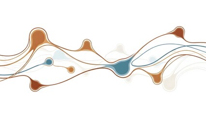 Human Connection: Minimal Abstract Wave with Nodes and Lines