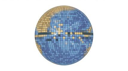 Mosaic globe representation