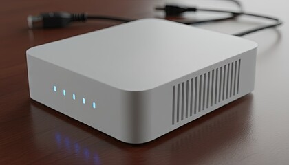 Wireless router - modern 5G and wifi multi-band full spectrum home internet modem and router