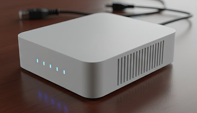 Wireless router - modern 5G and wifi multi-band full spectrum home internet modem and router