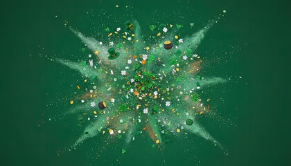 modern st patricks day lucky irish shamrocks and clovers design