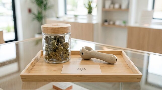 Cannabis dispensary - modern mmj and adult use retail store location 