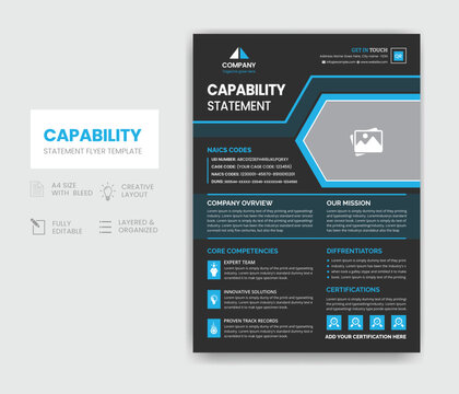 Capability Statement Template Design