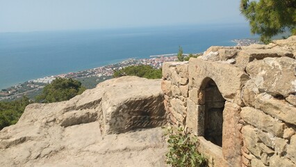 view of the sea from the altar