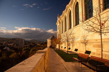Buda castle in Budapest - historical buildings
