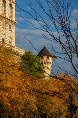 Buda castle in Budapest - historical buildings