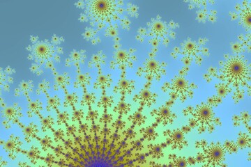 Beautiful zoom into the infinite mathematical mandelbrot set fractal space.
