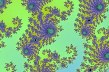 Beautiful zoom into the infinite mathematical mandelbrot set fractal space.