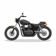 Obraz premium motorcycle isolated on white background