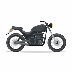 Obraz premium motorcycle isolated on white background