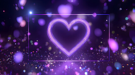 abstract background with hearts