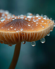 AI generator images of Bioluminescent mushrooms naturally emit light through a chemical reaction between the compound luciferins and the enzyme luciferase in the presence of oxygen.