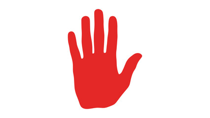 Fototapeta premium Red Hand of Ulster A Symbol of Irish Identity and Heritage.