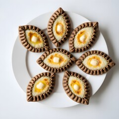 Plate of baked pastries