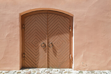 Wooden door