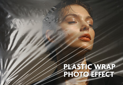 Black And Yellow Ribbed Glass Photo Effect