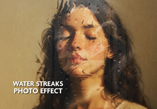 Amber Water Reflection Photo Effect