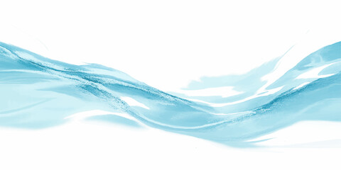 Abstract blue water wave design featuring a clean digital flow of light lines and ocean motion on a vector backdrop pattern for a modern sea art wallpaper concept © MOHAMMADELIUS