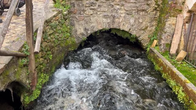 the characteristic village of Rasiglia with its streams that cross the buildings