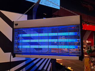 Electric ultraviolet insecticide insect killer, lamp trap in supermarket