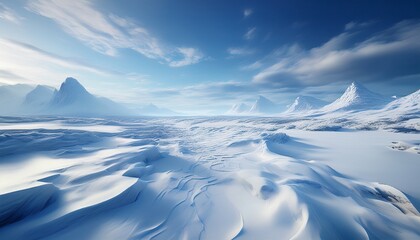 frozen landscape vast expanse of snow and ice under a wintry sky texture white
